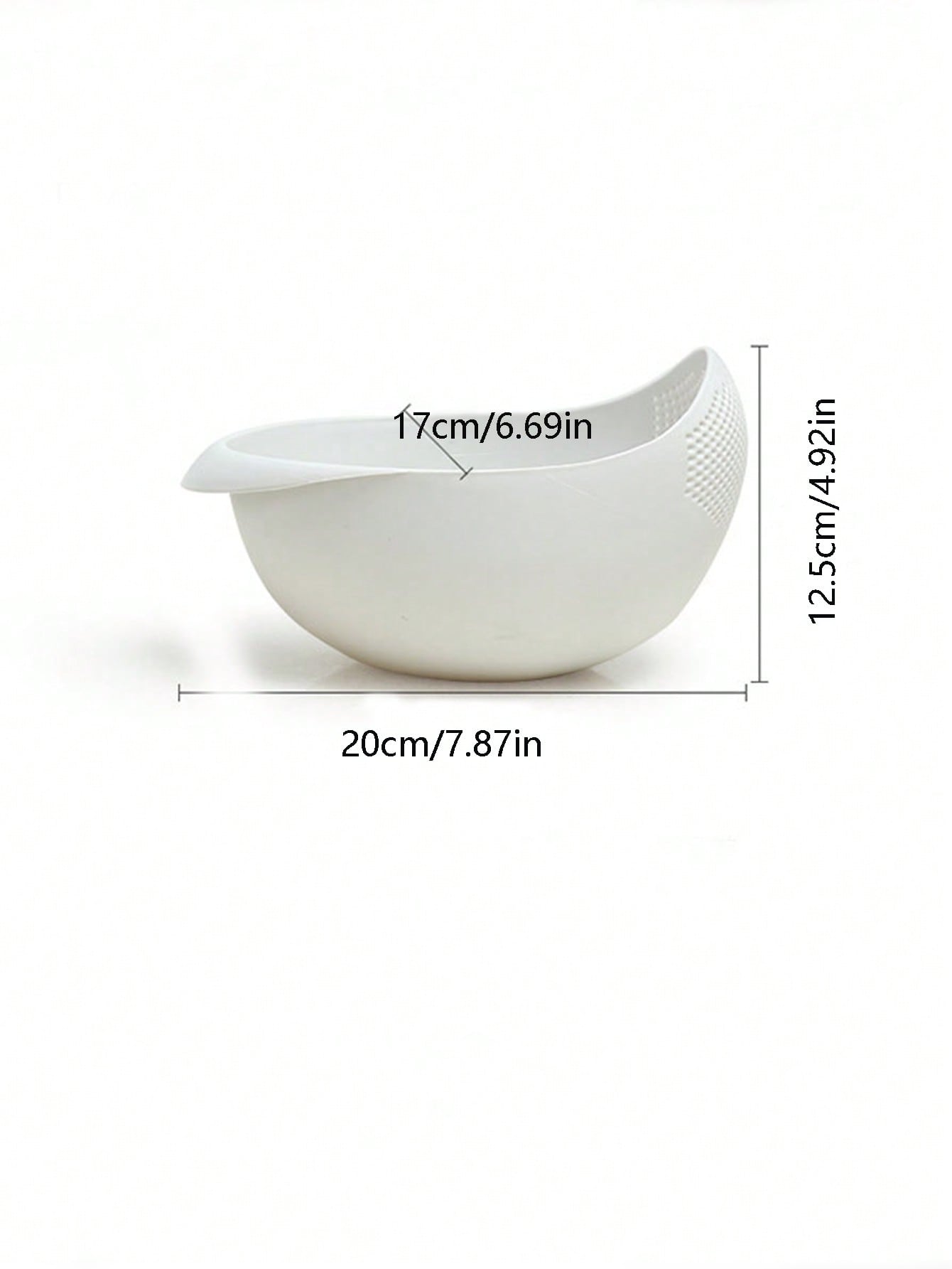 1pc Plastic Rice Washing Drain Basket