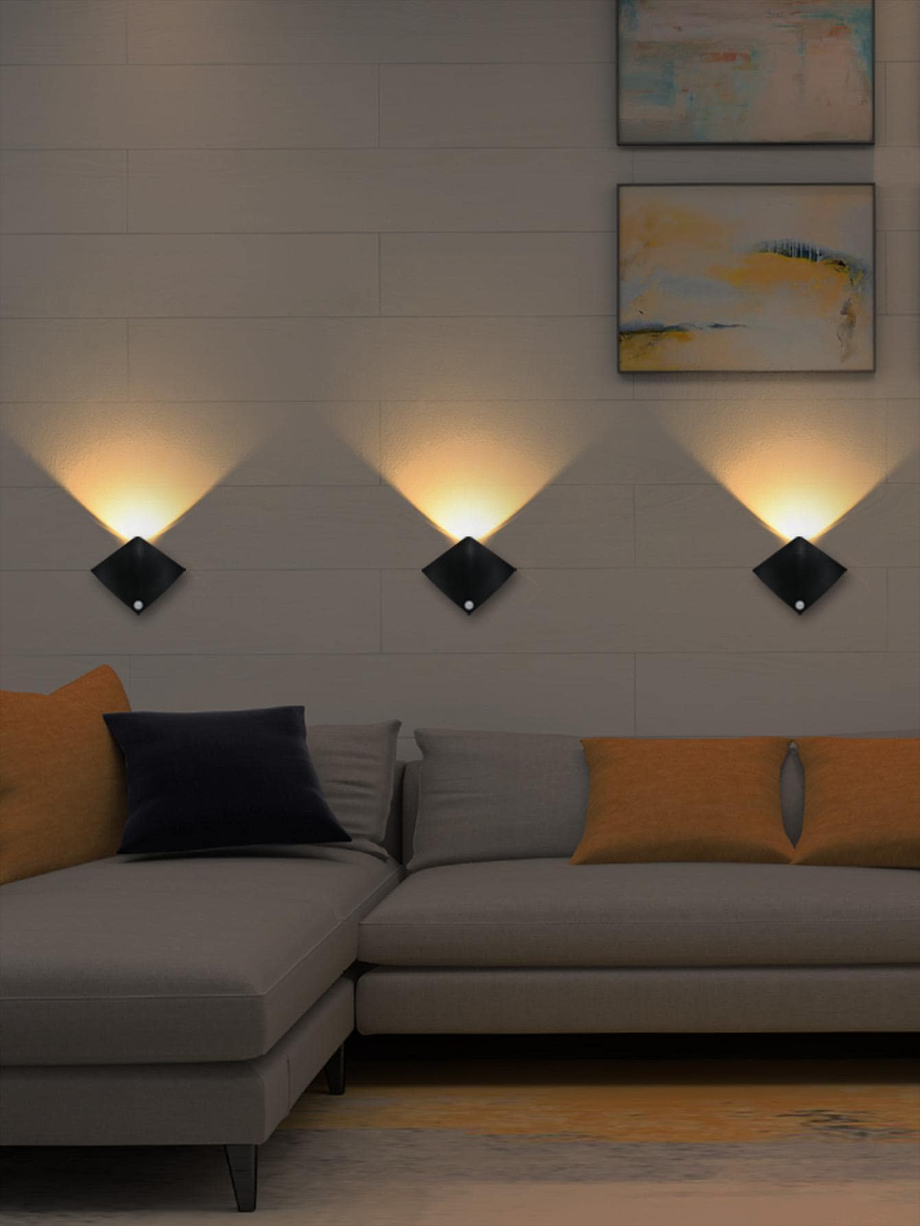 1pc ABS Neon Light, Modern Black LED Neon Sign