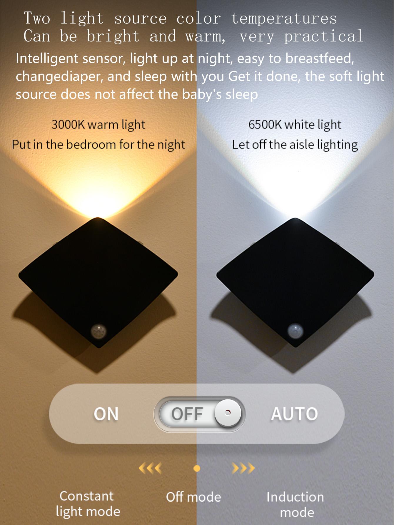 1pc ABS Neon Light, Modern Black LED Neon Sign