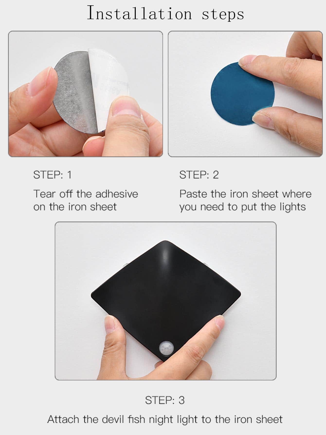 1pc ABS Neon Light, Modern Black LED Neon Sign