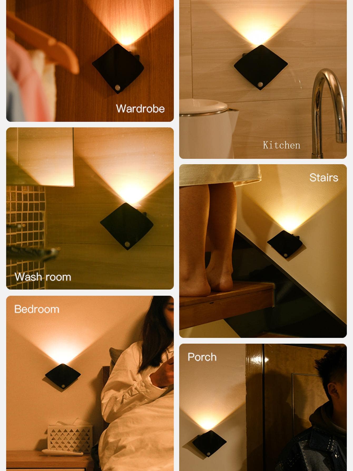 1pc ABS Neon Light, Modern Black LED Neon Sign