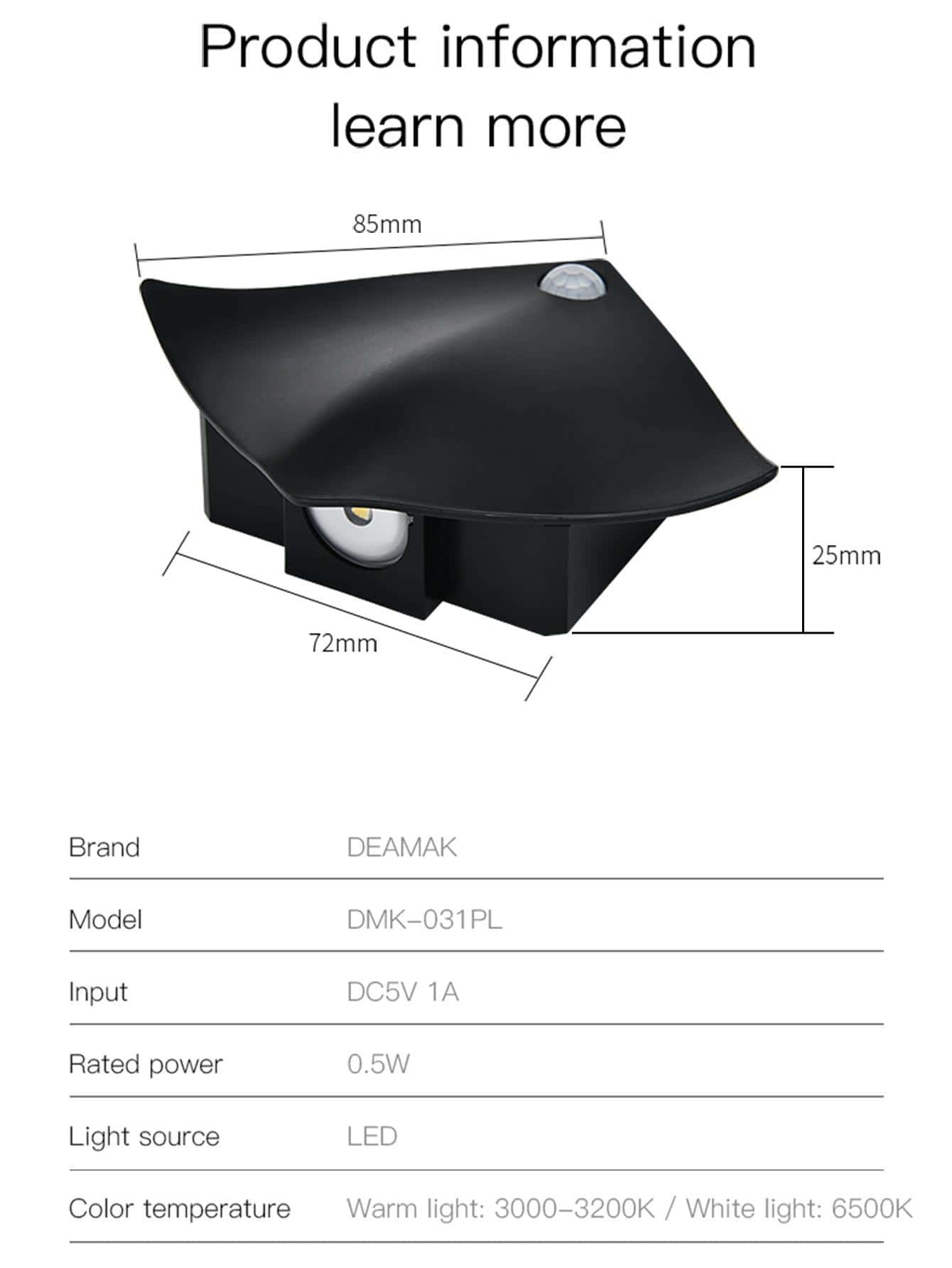 1pc ABS Neon Light, Modern Black LED Neon Sign