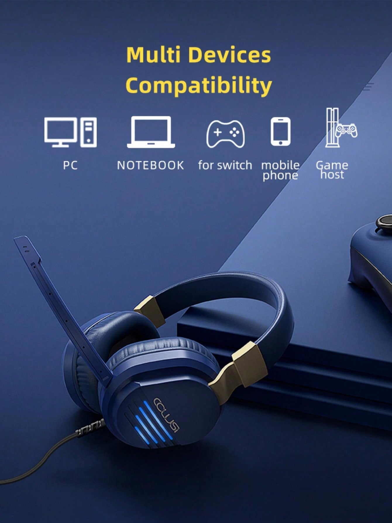 Colusi Noise Cancelling Gaming Headset