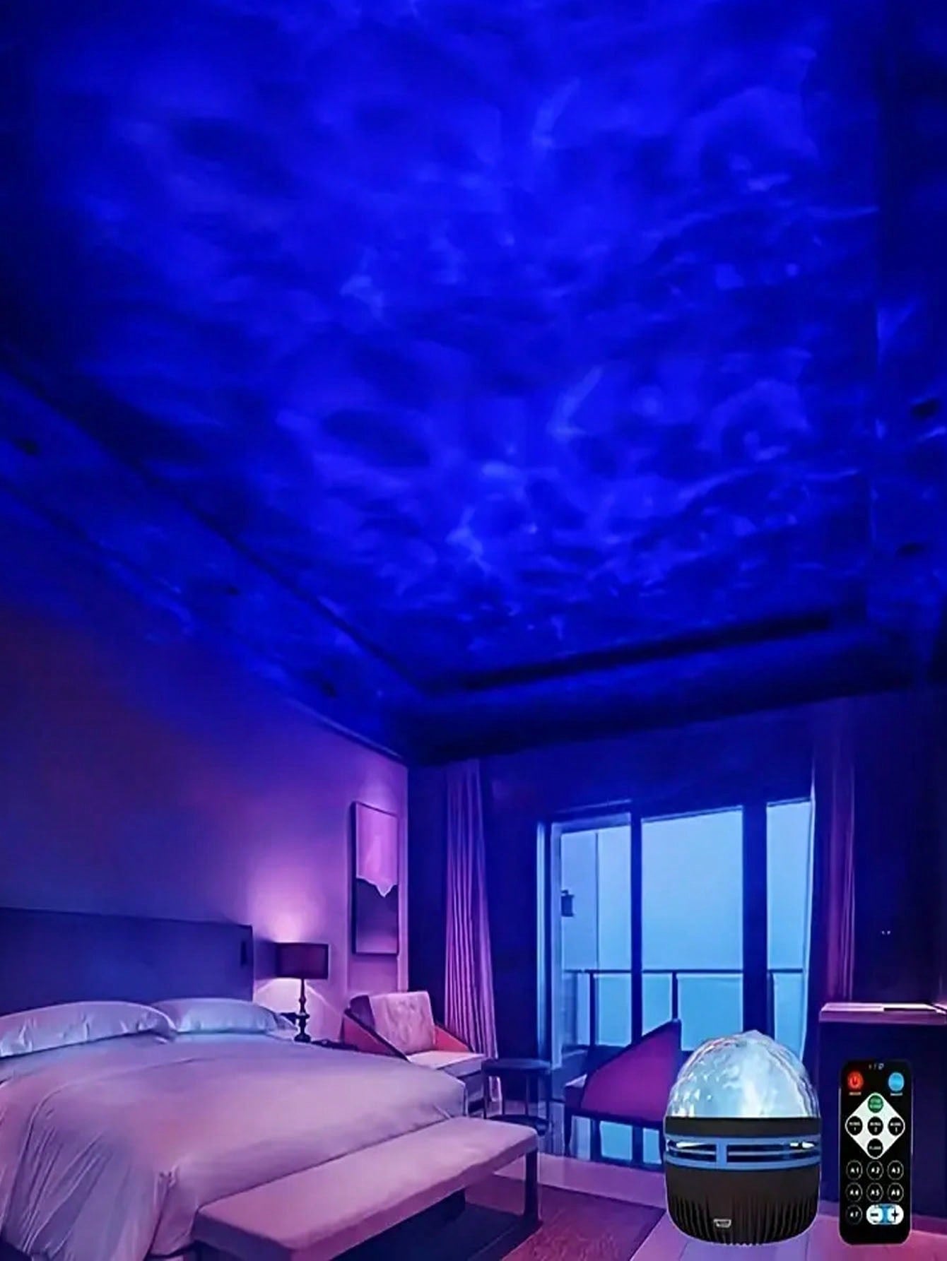 1pc 1pc Star Projector, Galaxy Projector, Bedroom Night Light Projector