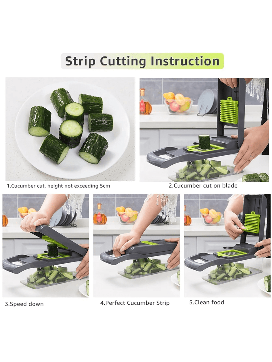 16pcs/set Vegetable Chopper, Multi-functional