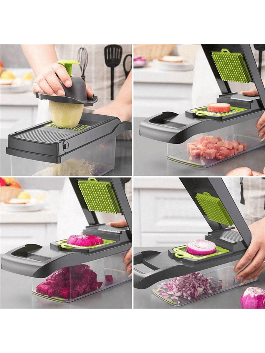 16pcs/set Vegetable Chopper, Multi-functional
