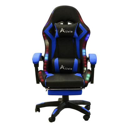 360° Reclining Swivel Gaming Chair With Foot Rest & Massager- 5 Colours