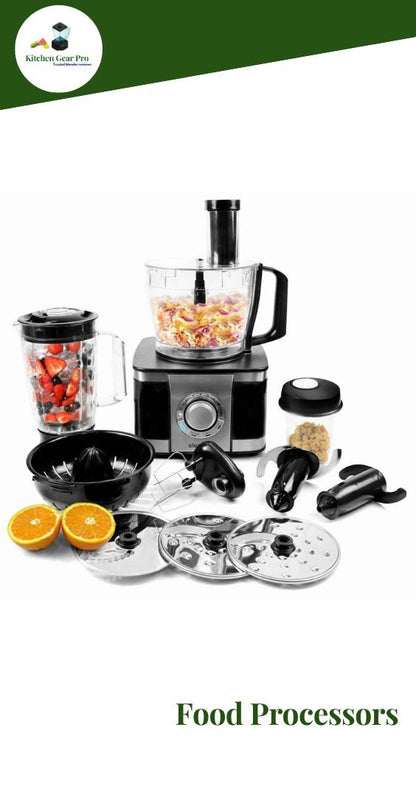 7 in 1 Multifunction Compact Food Processor 1500ml Mixing Tank 400W