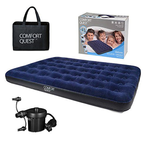 Inflatable Airbed Mattress with Built-in Electric Pump - Single/Double