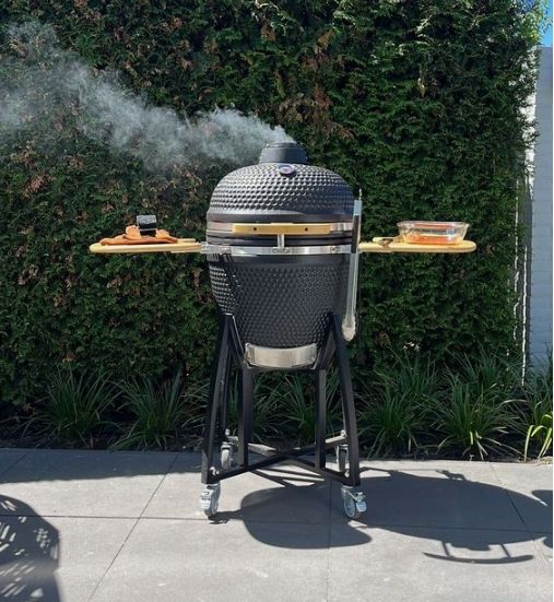 Kamado Egg Ceramic Charcoal BBQ Barbecue Grill Roaster Smoker 13