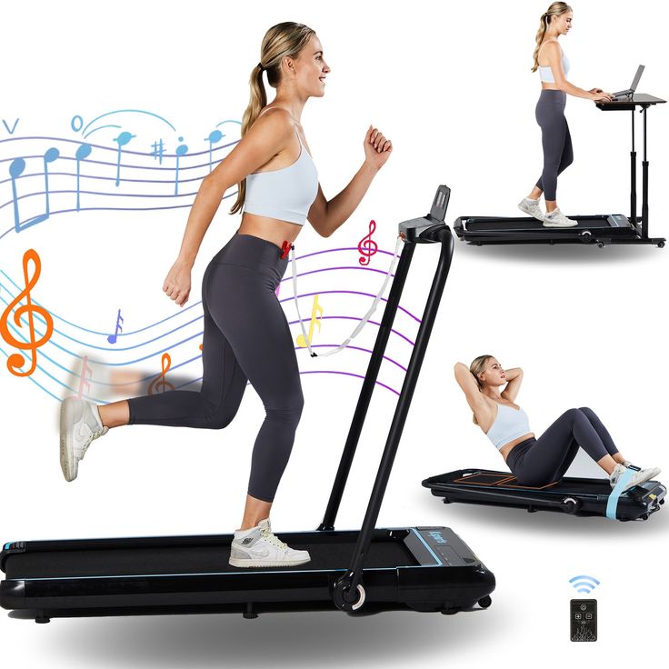 Electric Walking Pad Treadmill Home Exercise Machine Indoor Fitness Equipment