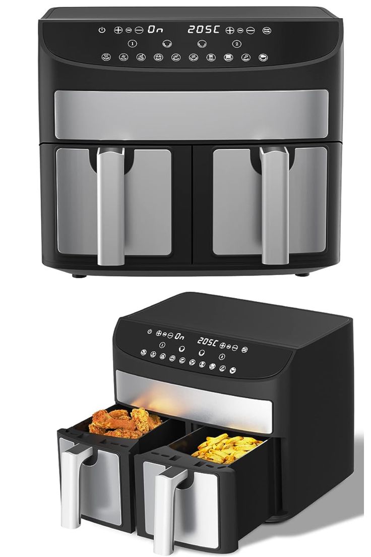 9L Alivio Airfryer Dual Double Basket Air Fryer