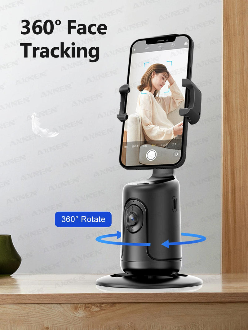 (pink) Automatic Face Tracking Gimbal Tripod