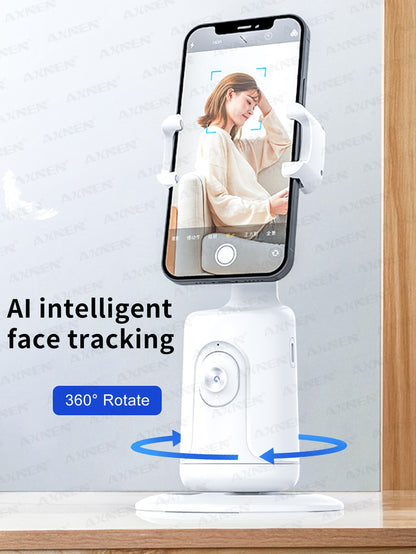 (pink) Automatic Face Tracking Gimbal Tripod
