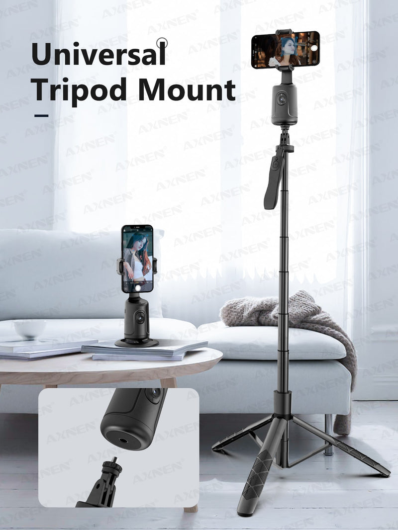 (pink) Automatic Face Tracking Gimbal Tripod