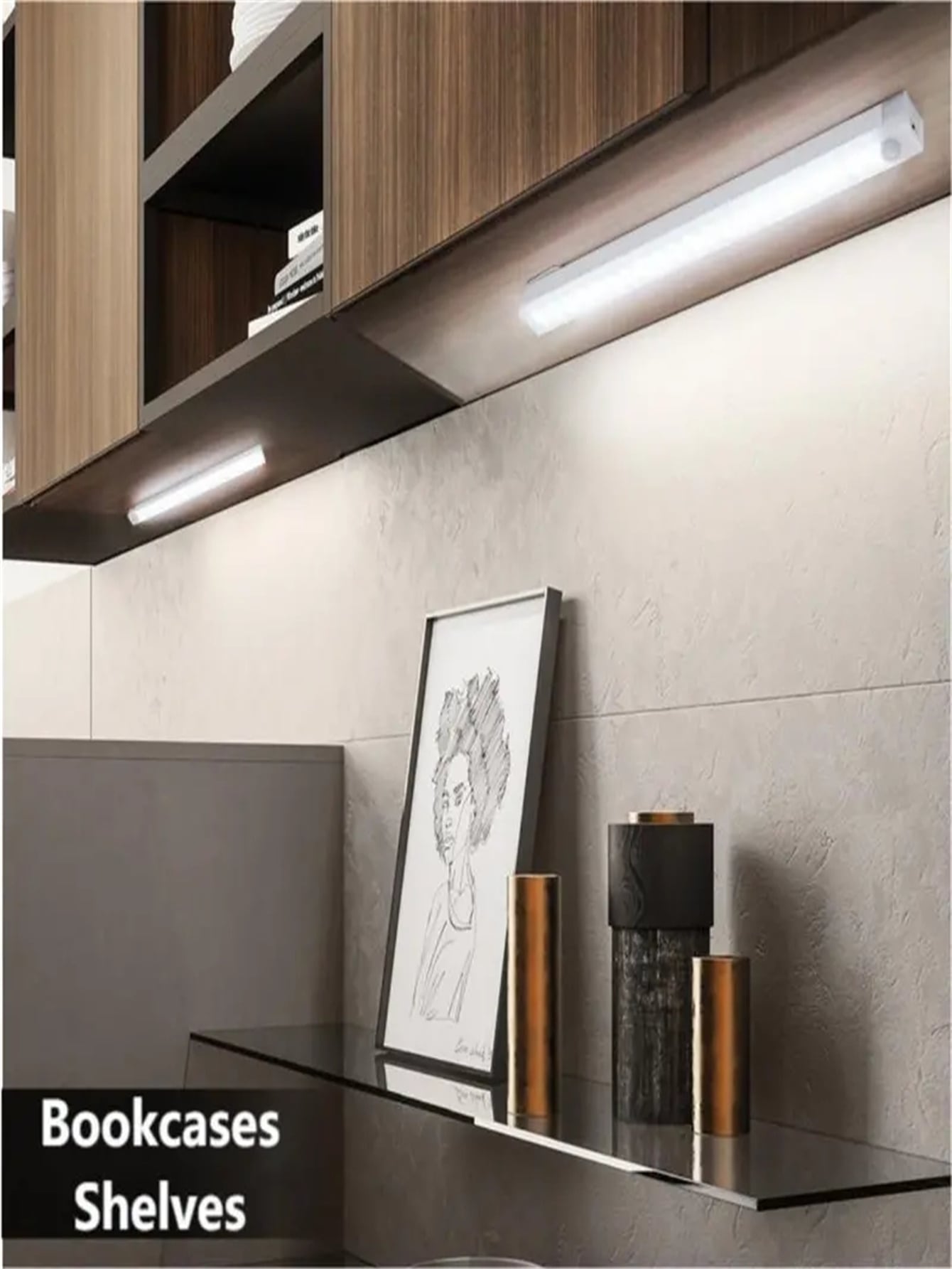 1pc Led Wireless Motion Sensor Cabinet Light