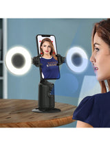(pink) Automatic Face Tracking Gimbal Tripod