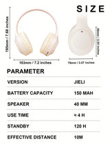 Wireless Headset With Full Coverage, Over-ear Design