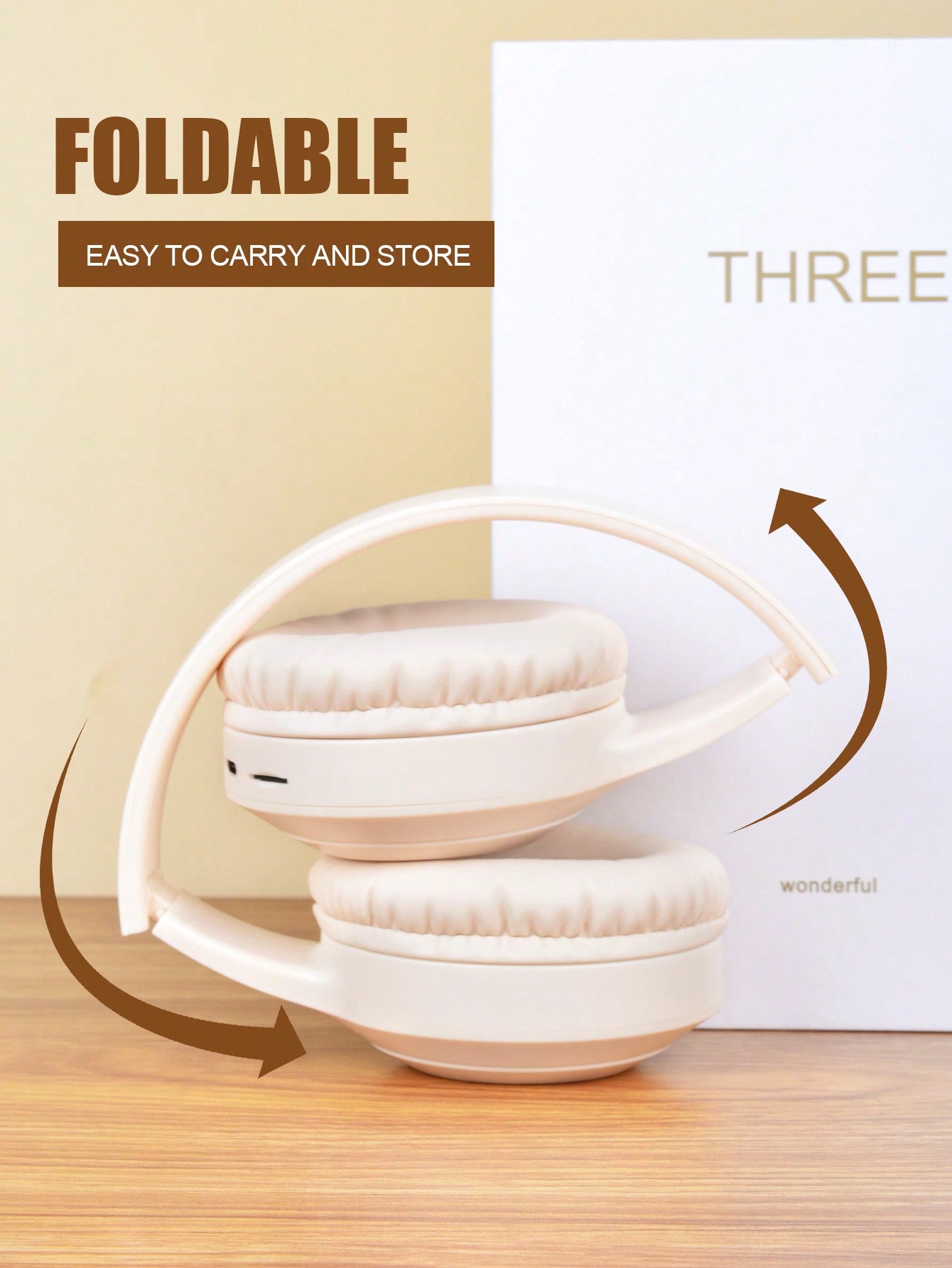 Wireless Headset With Full Coverage, Over-ear Design