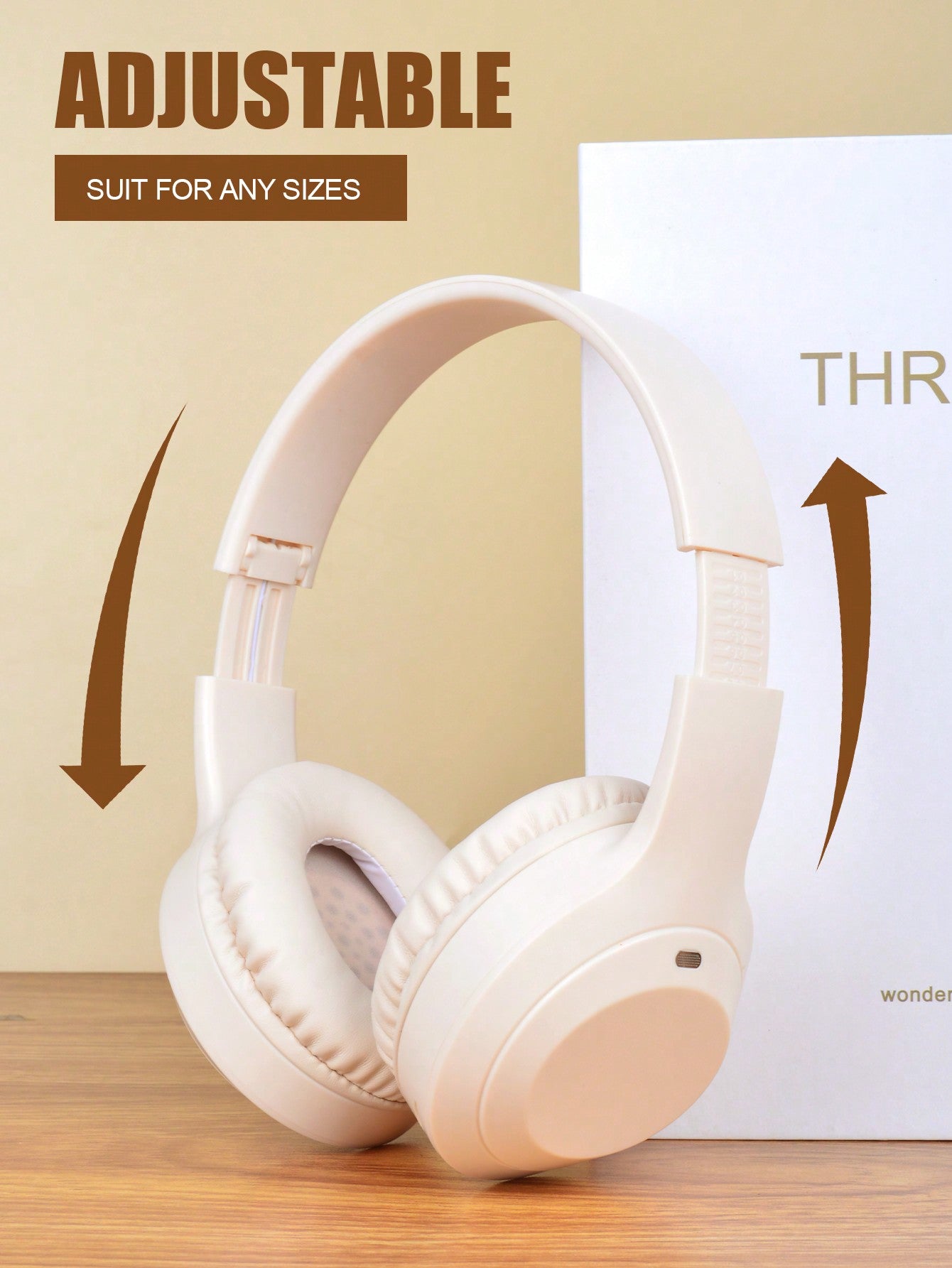 Wireless Headset With Full Coverage, Over-ear Design
