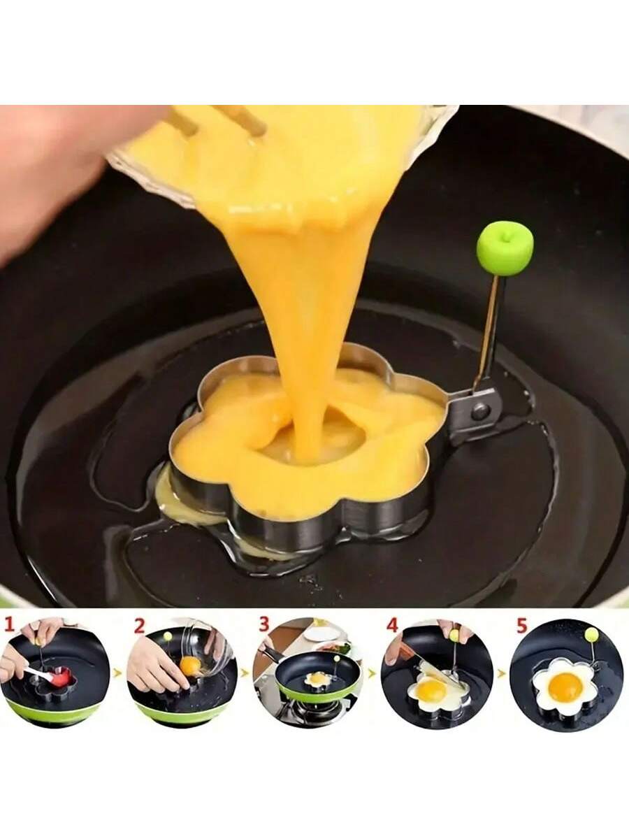 1pc Stainless Steel Fried Egg Ring Mold