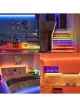 16ft-100ft LED Strip Lights,Sync With Music,With Timing Settings