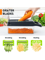 16pcs/set Vegetable Chopper, Multi-functional