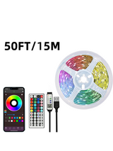 16ft-100ft LED Strip Lights,Sync With Music,With Timing Settings