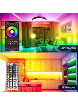 16ft-100ft LED Strip Lights,Sync With Music,With Timing Settings